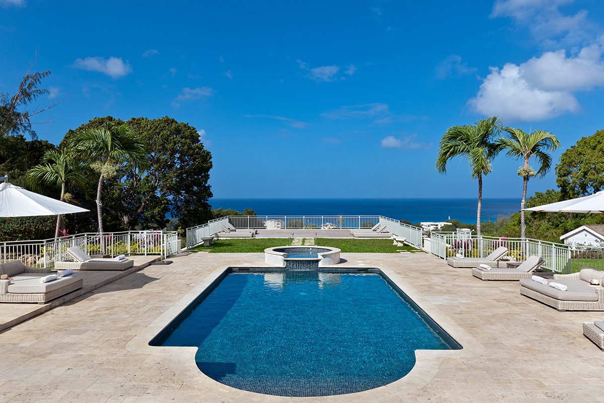 beautiful swimming pool at Luxury Private Villa High Breeze Barbados