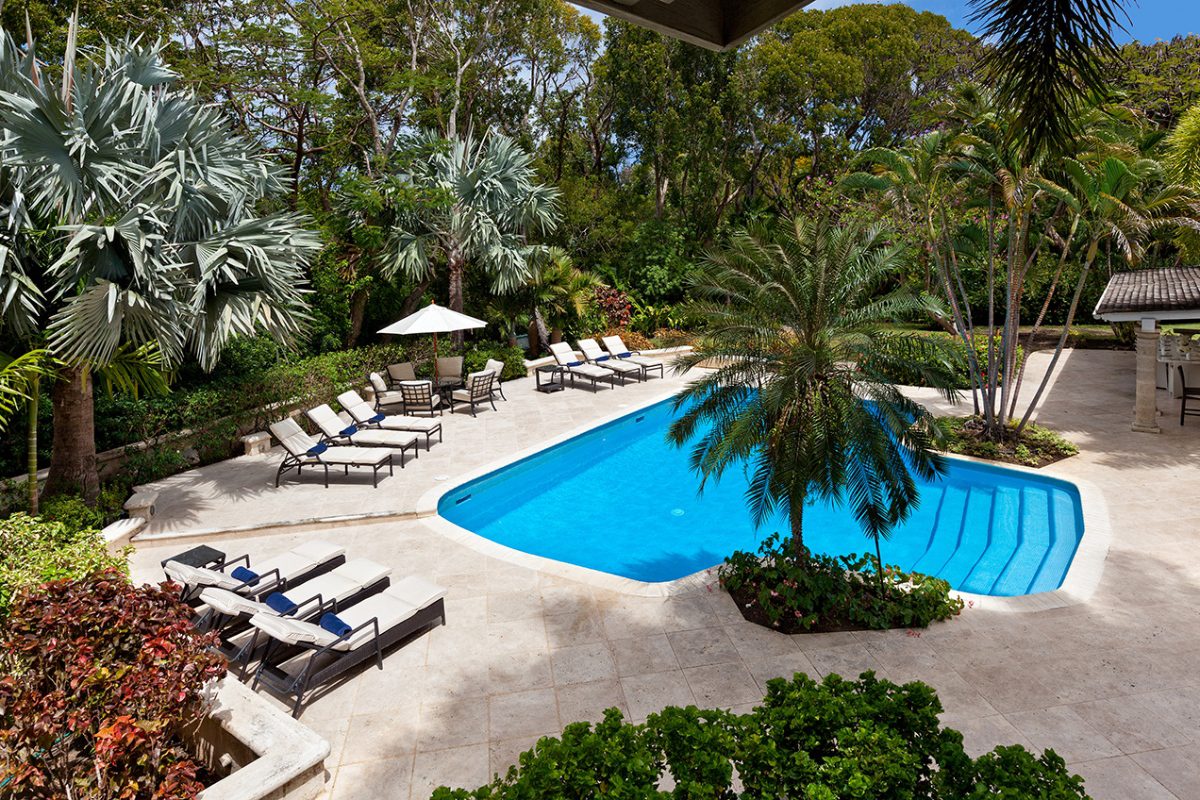 cottage exterior view, at Bluff House, a luxury villa in Sandy Lane Beachfront, Barbados