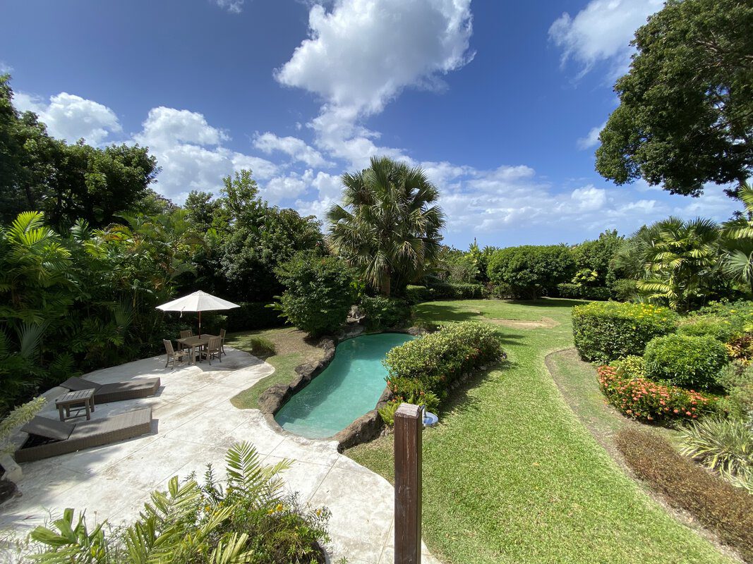 Pool of Ceiba, a luxury golf course villa in Sandy Lane Barbados