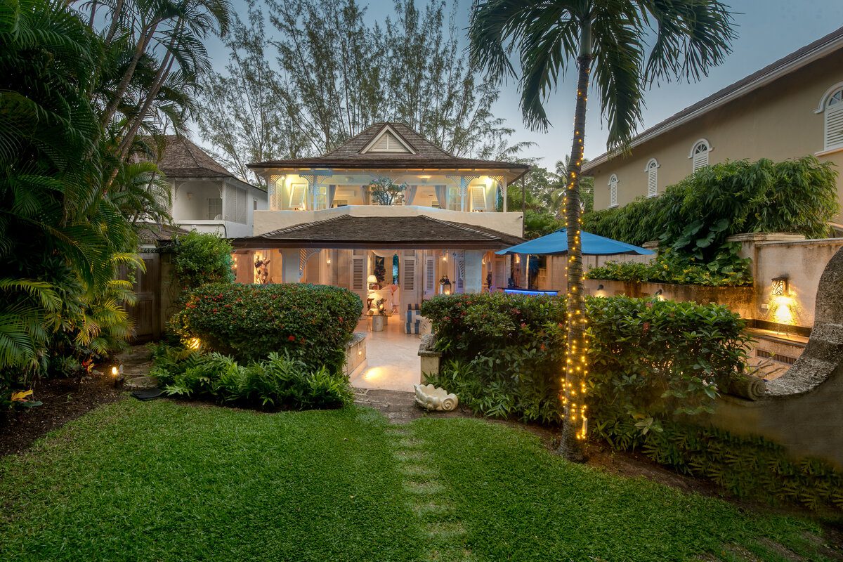 Exterior of Harmony House, a beachfront luxury rental