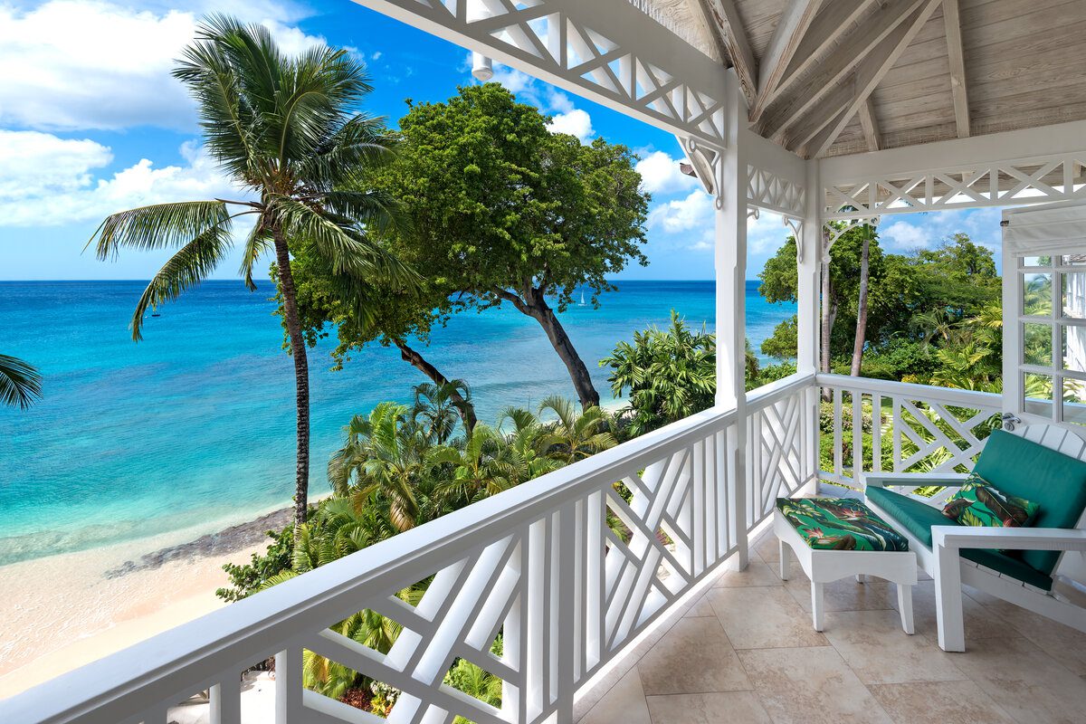 View from Mahognay Bay Seashells, a luxury beachfront villa in Barbados