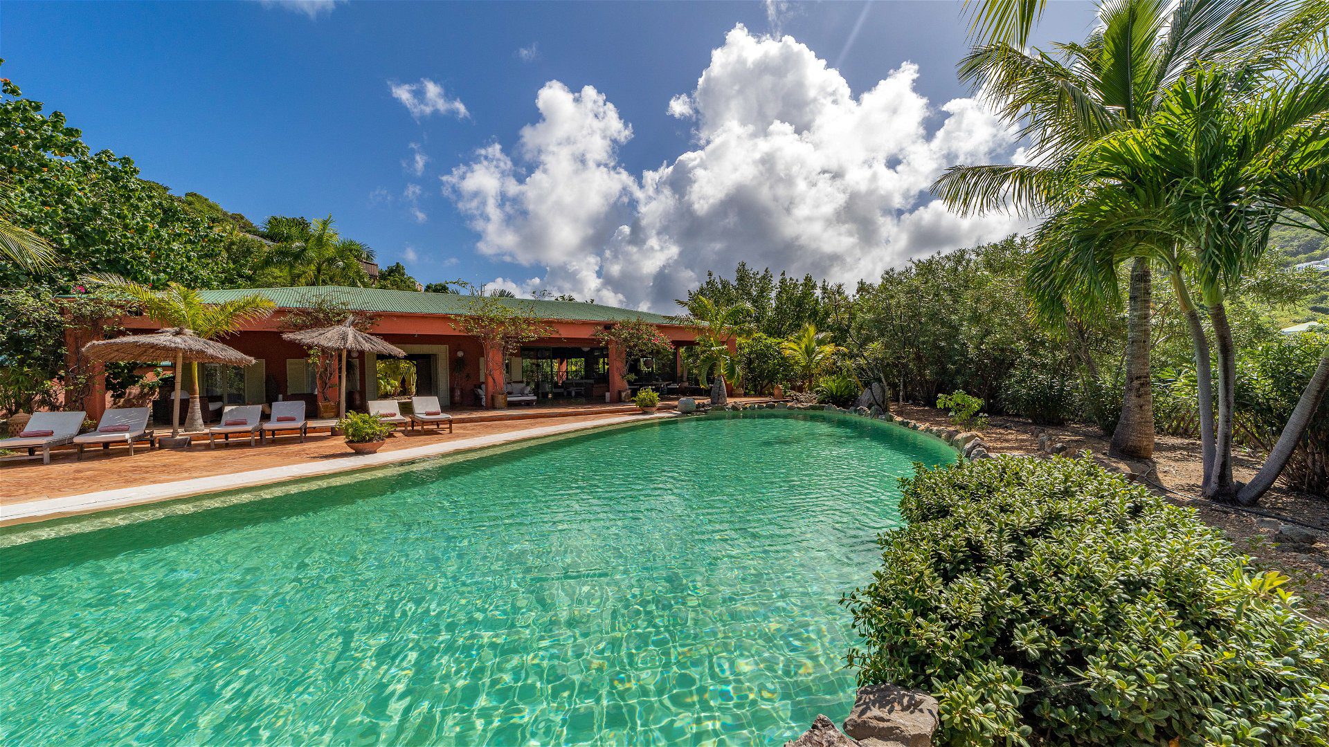 Villa in the caribbean St. Barth, African Queen