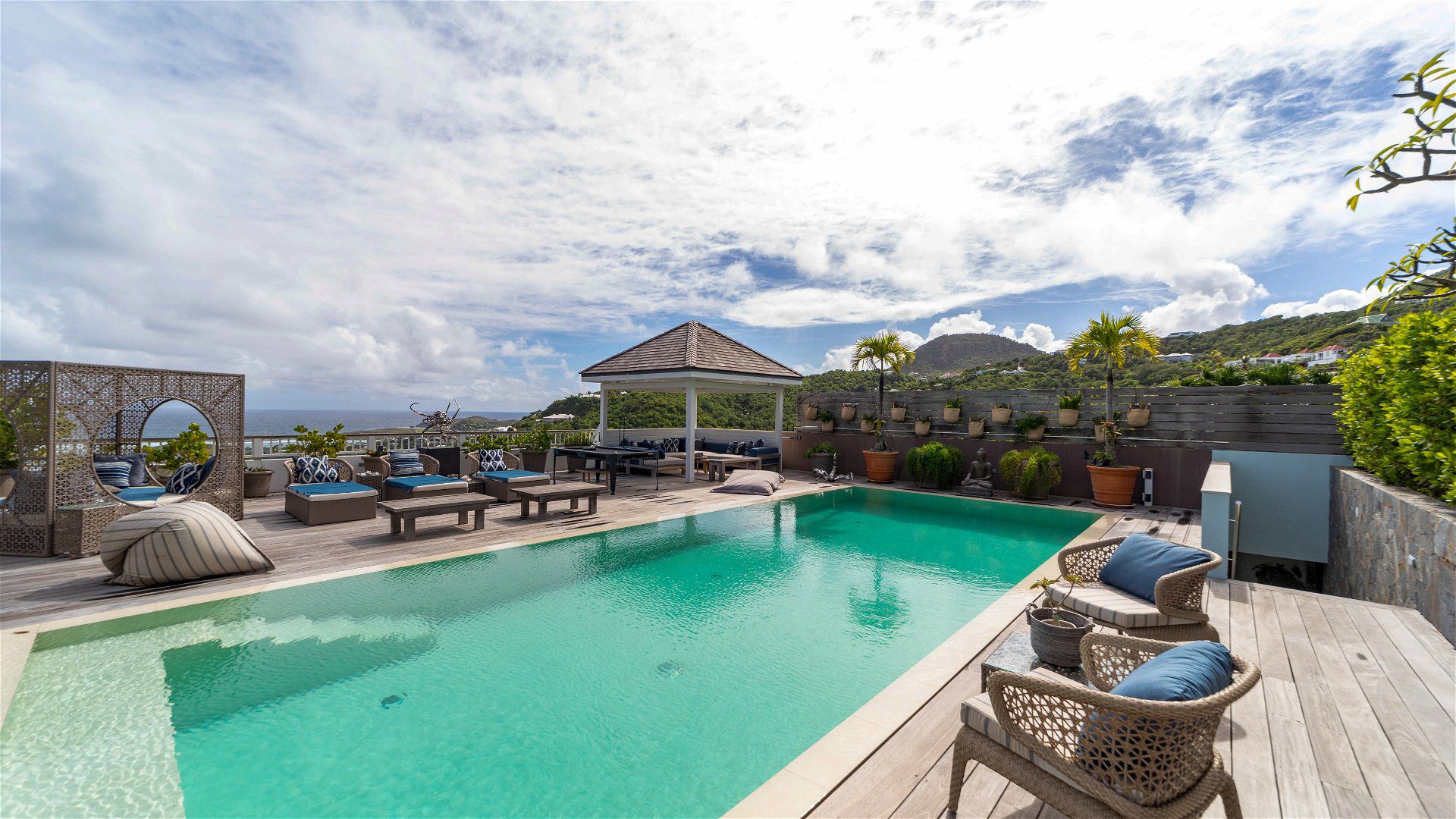 Romantic private villa rental in St. Barth, Villa Amalia