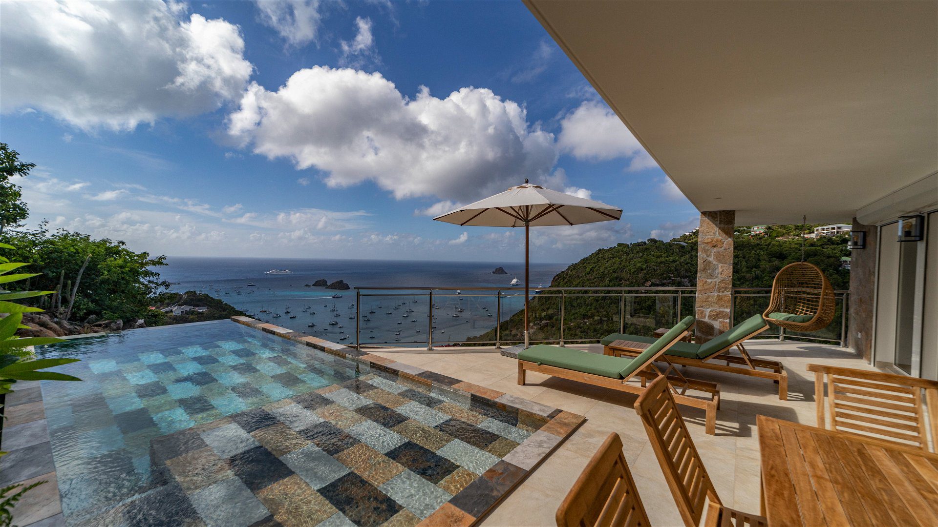 Luxury romantic villa in St. Barth, Villa Angel Rock