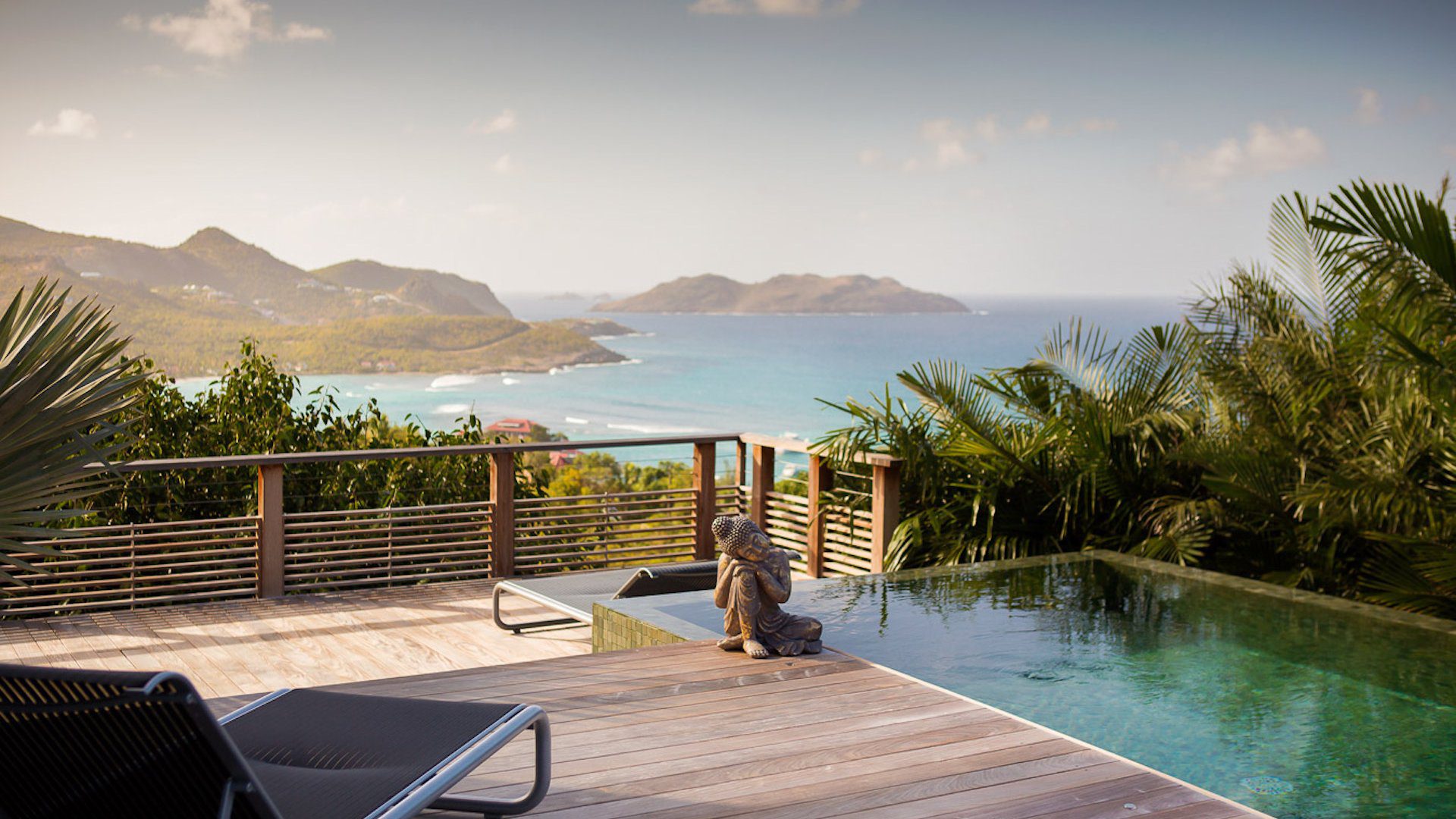 Modern villa rental in St. Barth, Villa Angelique