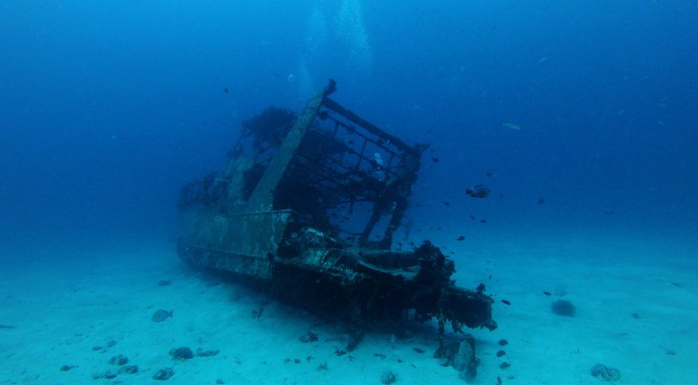 Barbados is an amazing place to snorkel, and in Carlisle Bay as pictured here there are shipwrecks for divers to explore.