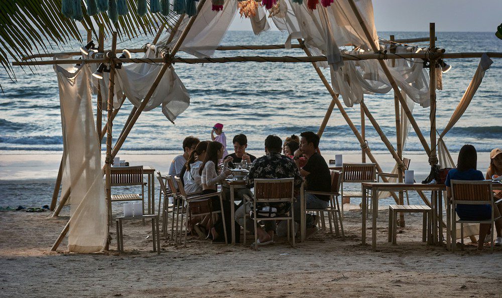 Gorgeous beachside restaurant in St. Vincent and the Grenadines.