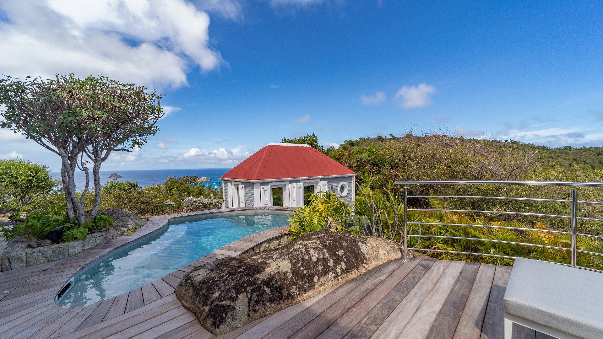 Luxury holiday villa in St. Barth, Villa Chloe