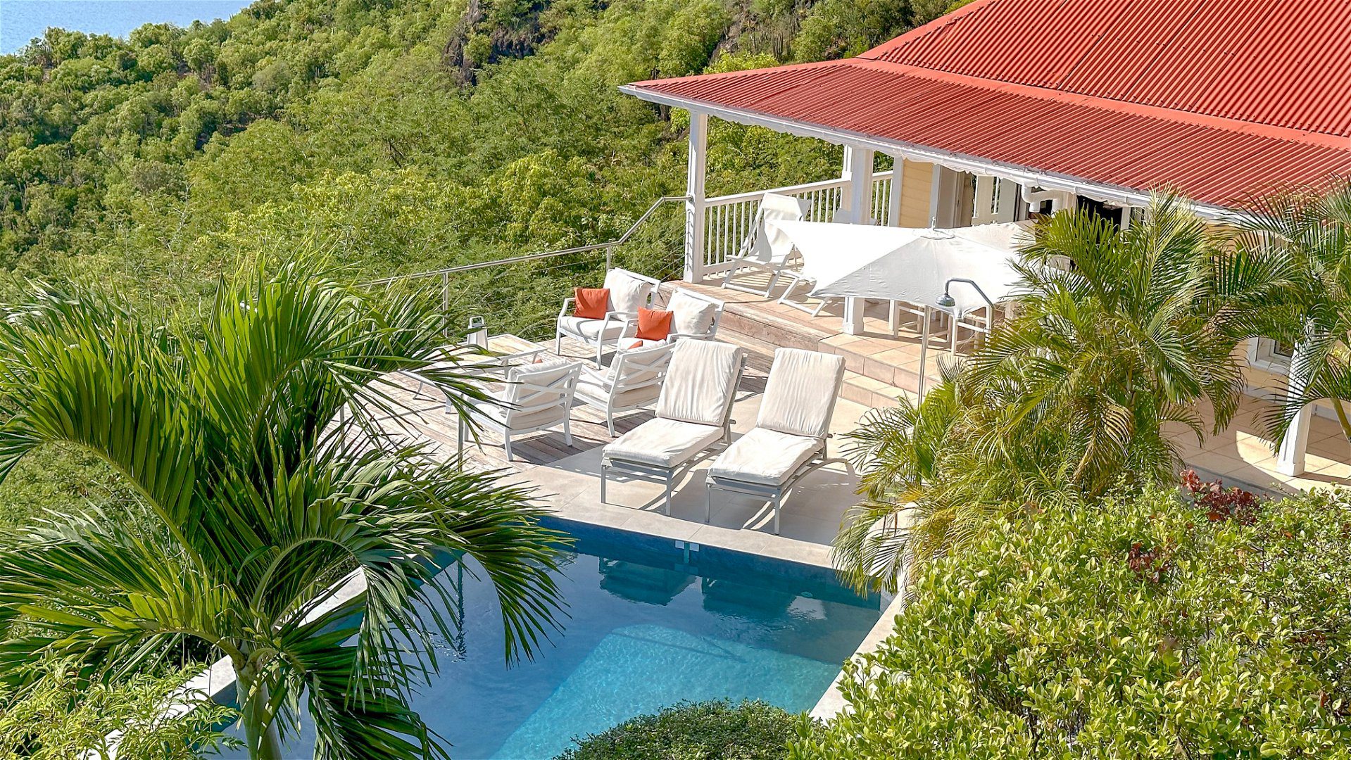 A holiday villa rental in St. Barth, Villa Enclos