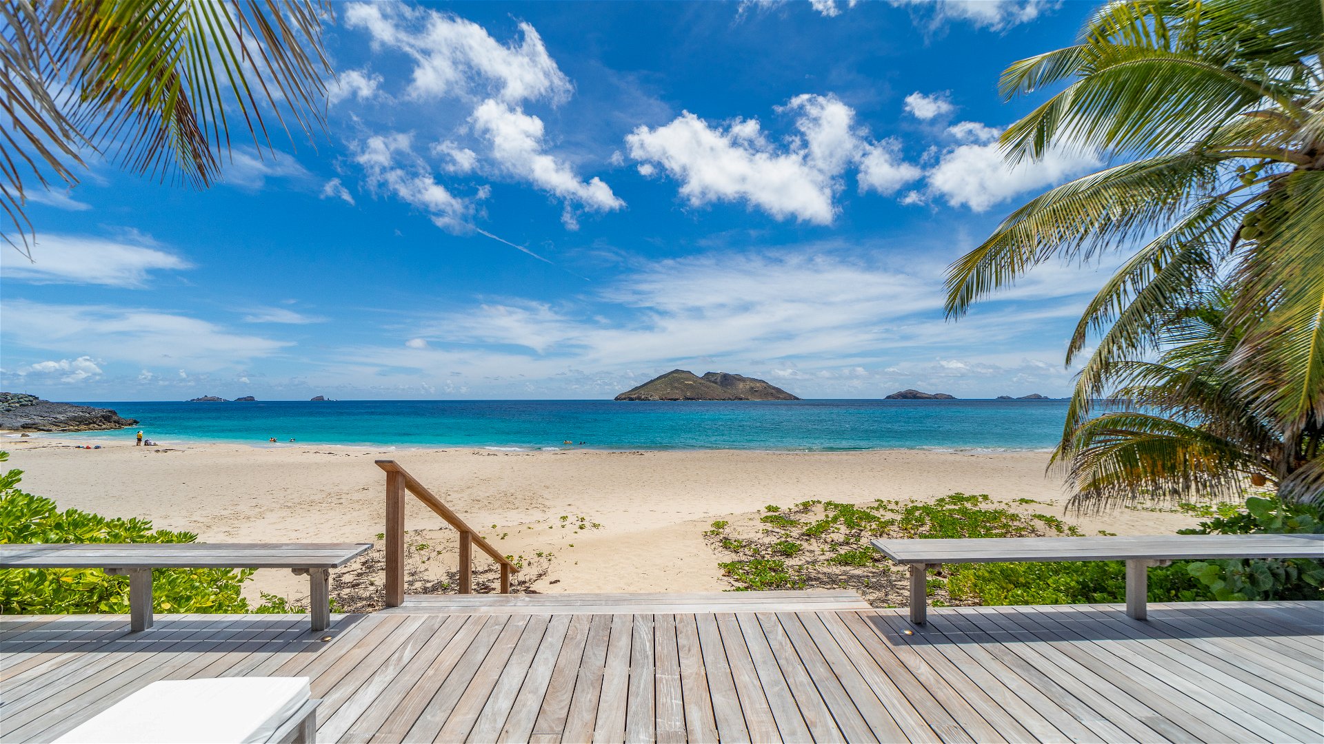 Beachfront villa rental in St. Barth, Villa Fay