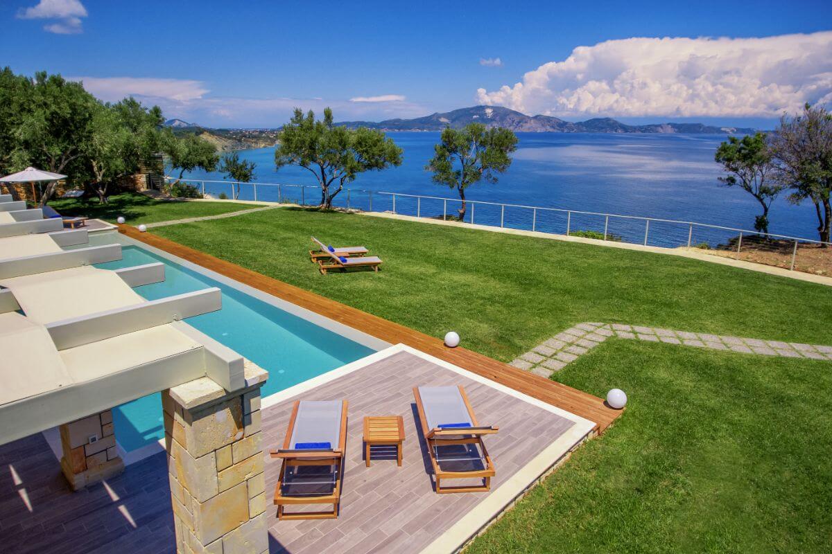 Luxury villa with a view in Greece, Villa Ionian Queen